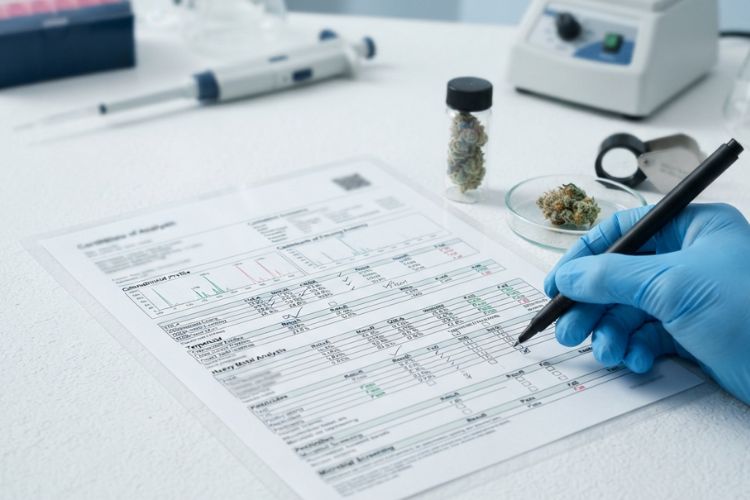 THCA Flower COA Checklist 