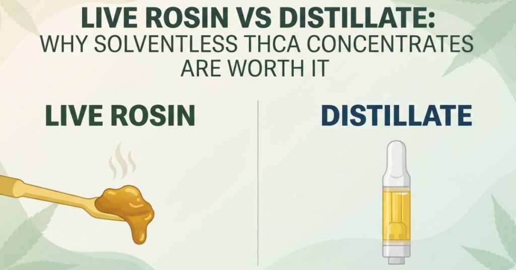Live Rosin vs Distillate