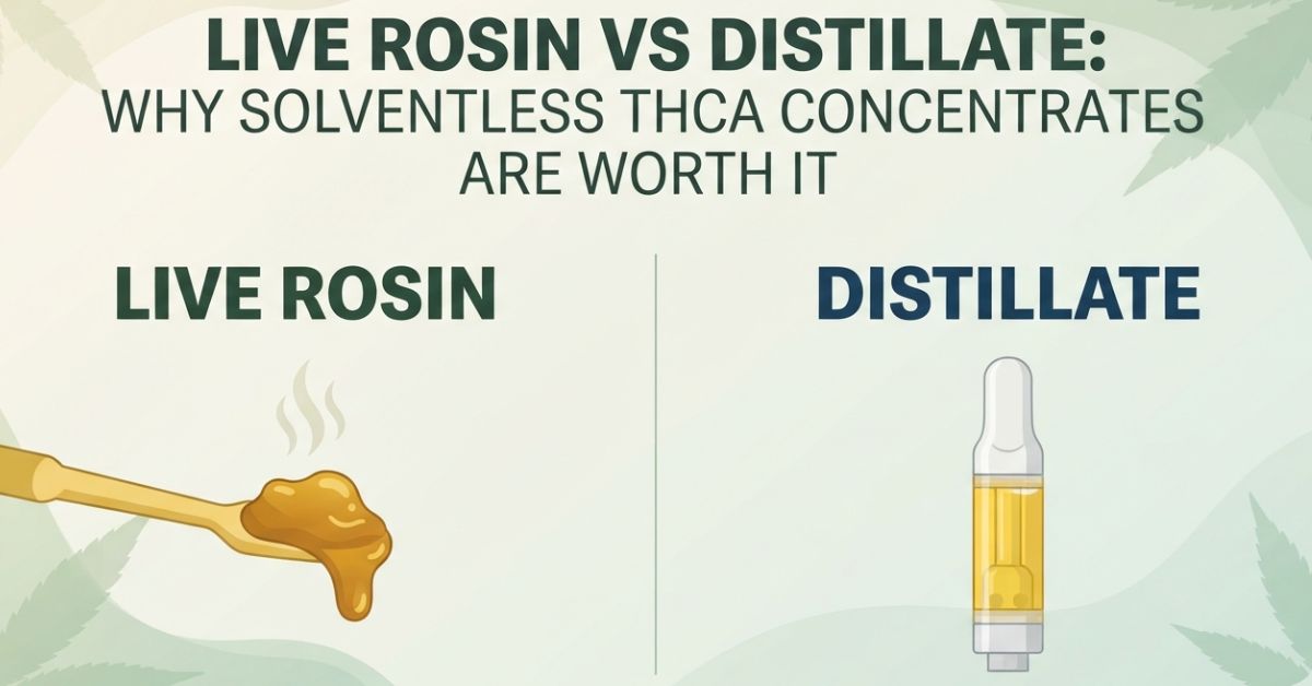 Live Rosin vs Distillate