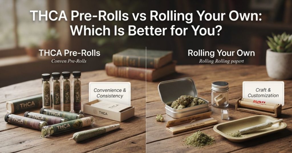THCA Pre-Rolls vs Rolling Your Own: Which Is Better for You?