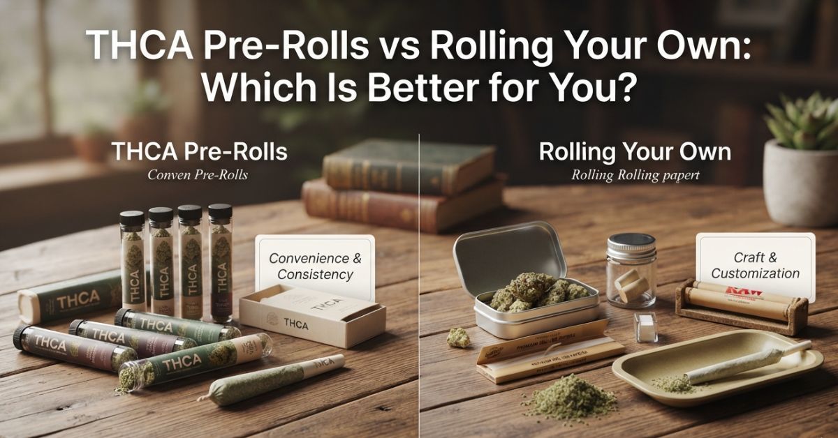 THCA Pre-Rolls vs Rolling Your Own