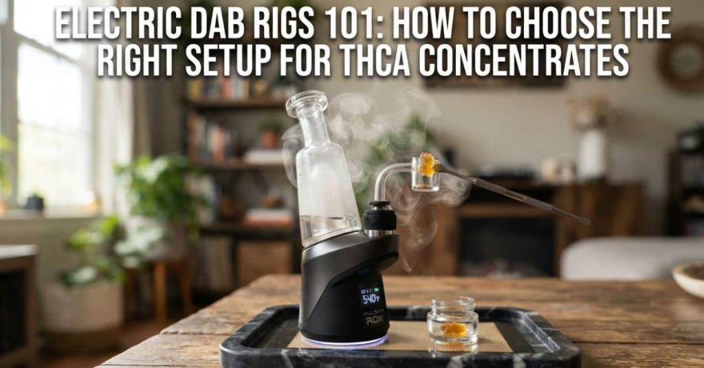 Electric Dab Rigs 101: How to Choose the Right Setup for THCA Concentrates