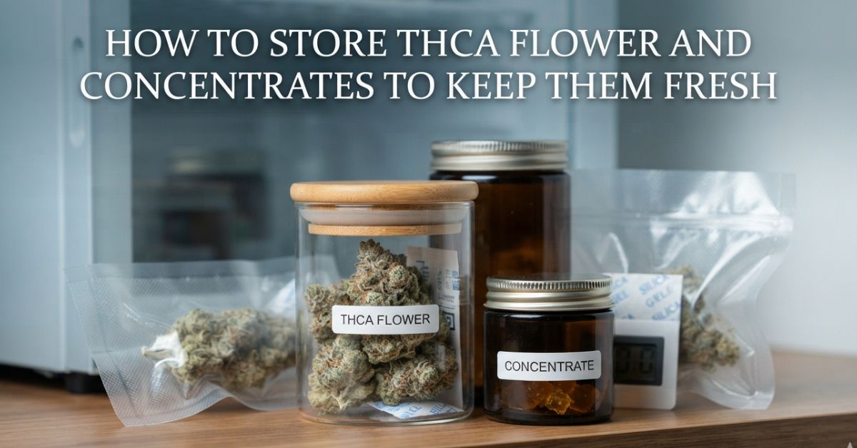 How to Store THCA Flower