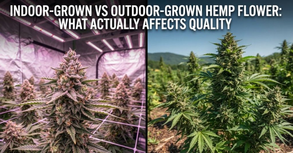 Indoor-Grown vs Outdoor-Grown Hemp Flower: What Actually Affects Quality