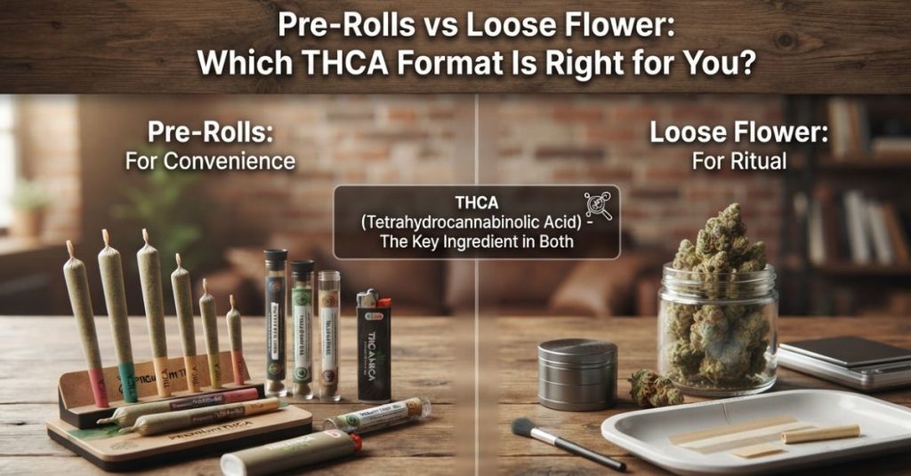 Pre-Rolls vs Loose Flower: Which THCA Format Is Right for You?