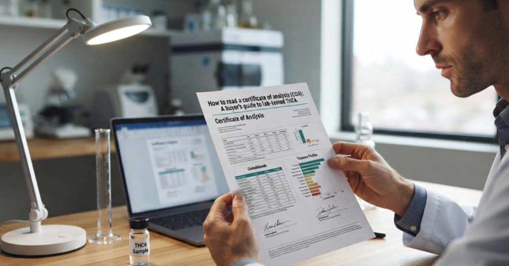 How to Read a Certificate of Analysis (COA): A Buyer’s Guide to Lab-Tested THCA